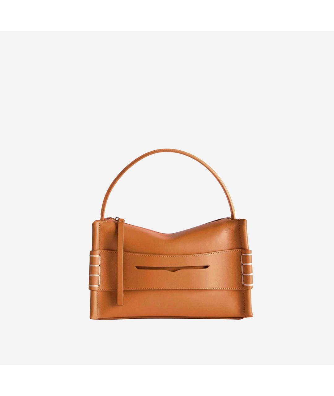 J.W.ANDERSON Коричневая кожаная сумка тоут, фото 6