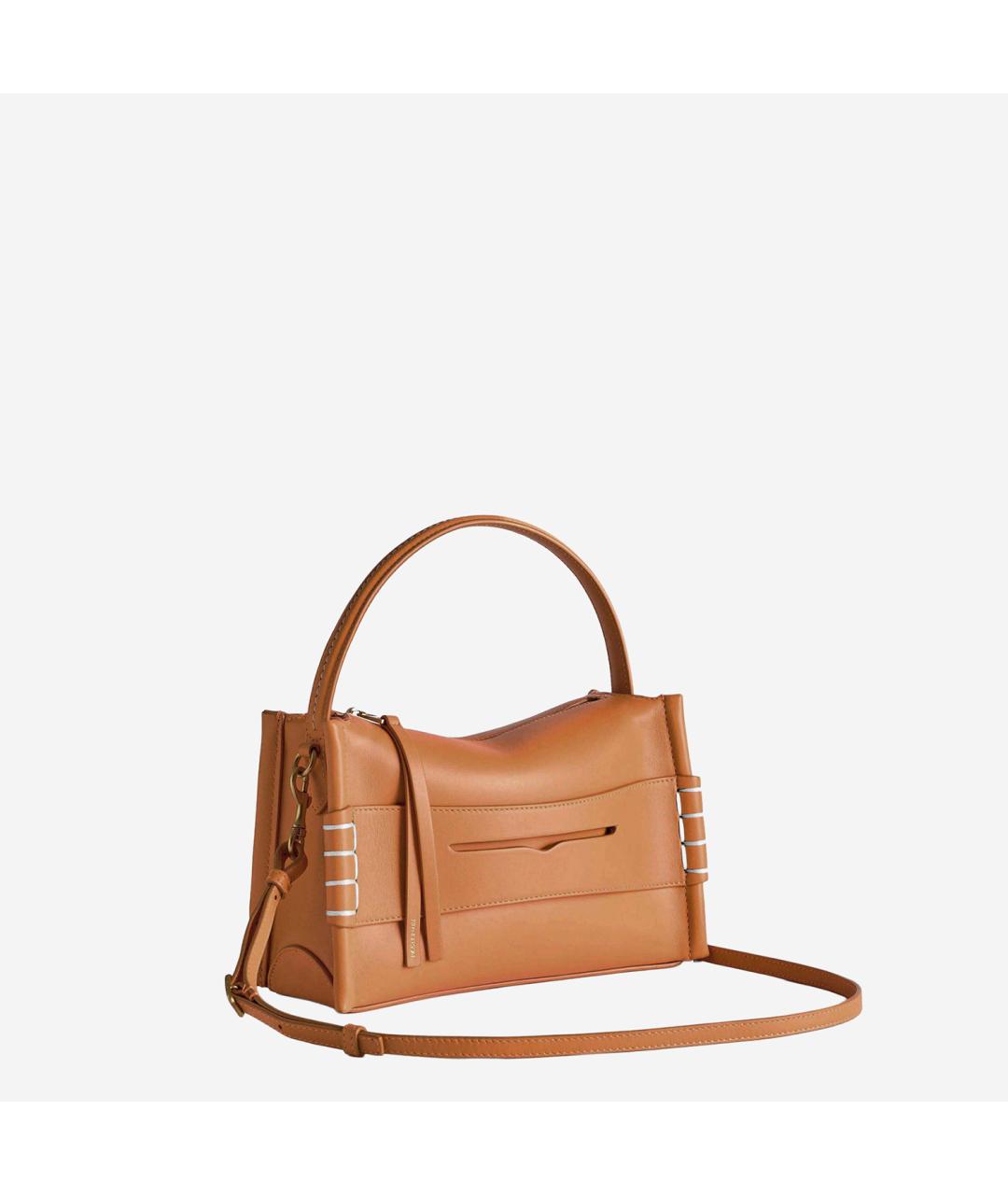 J.W.ANDERSON Коричневая кожаная сумка тоут, фото 2