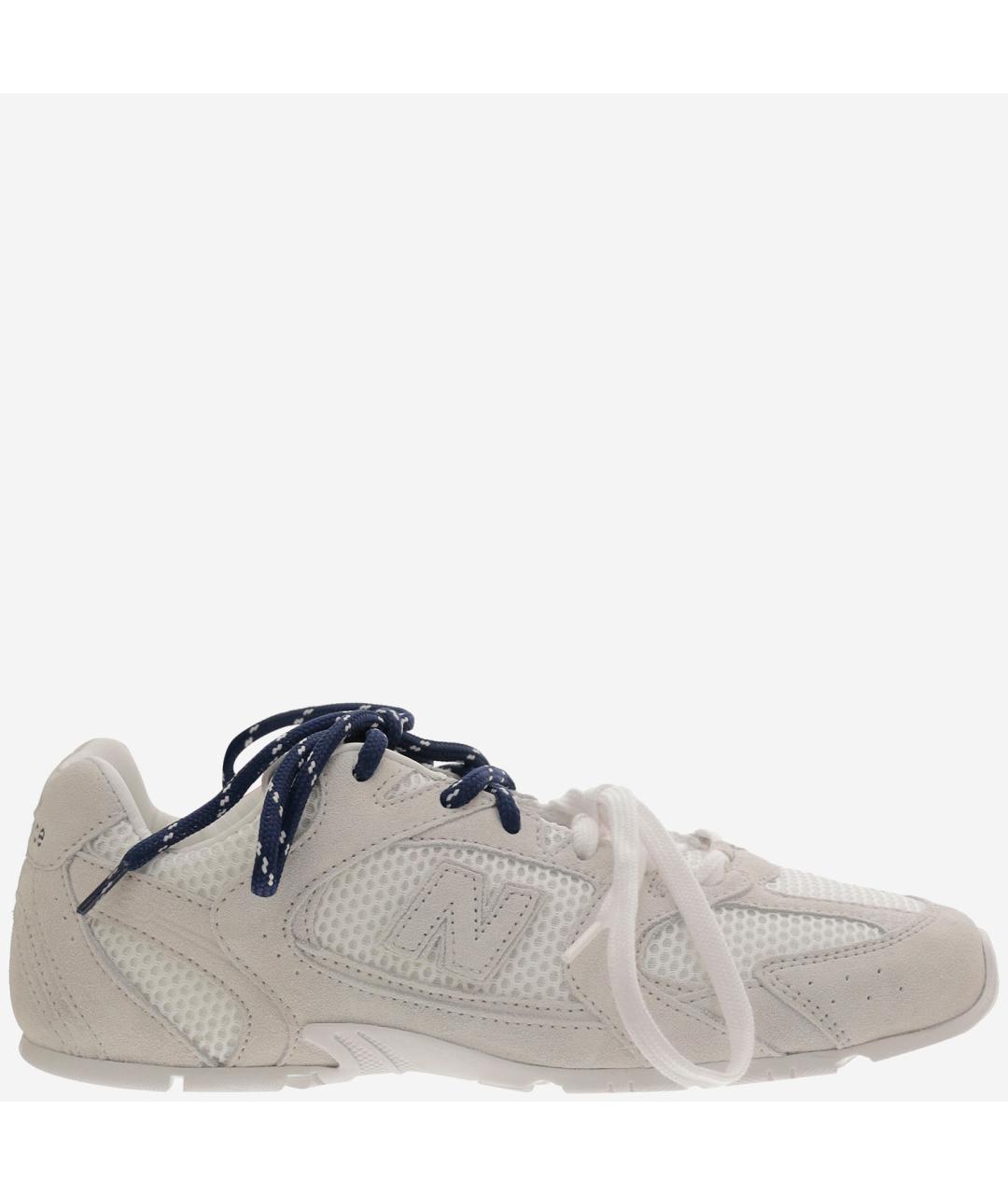 MIU MIU Белые замшевые кроссовки, фото 6