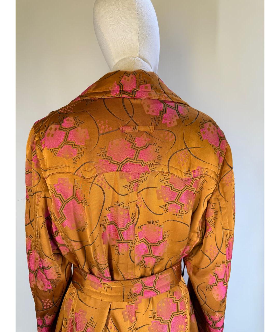 JEAN PAUL GAULTIER Мульти шелковый тренч/плащ, фото 5