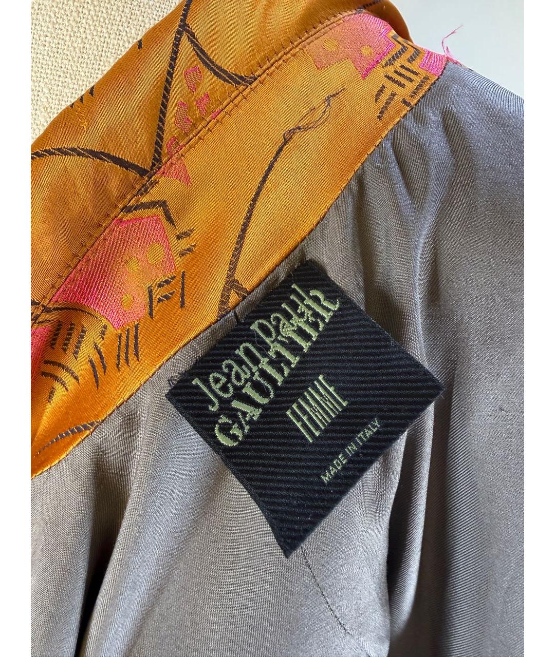 JEAN PAUL GAULTIER Мульти шелковый тренч/плащ, фото 7