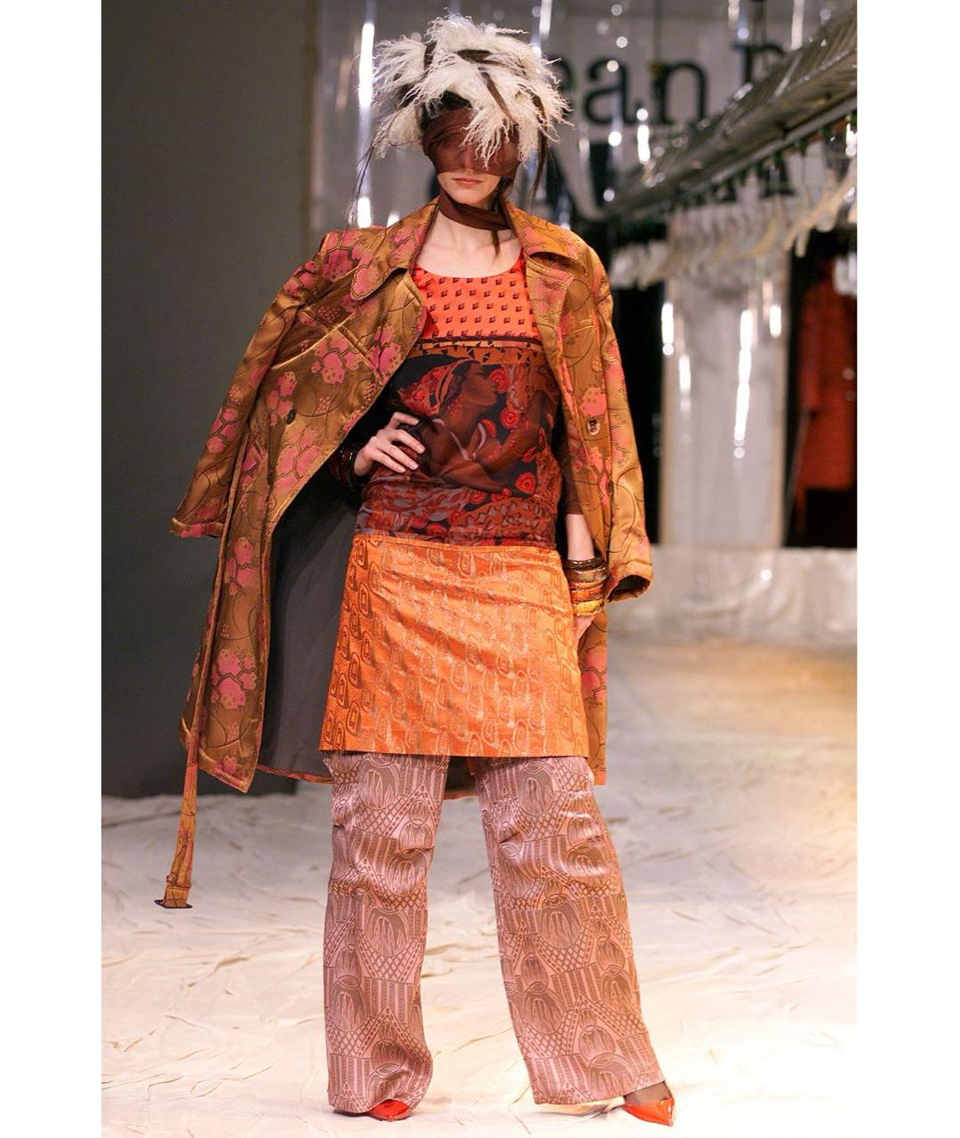 JEAN PAUL GAULTIER Мульти шелковый тренч/плащ, фото 2