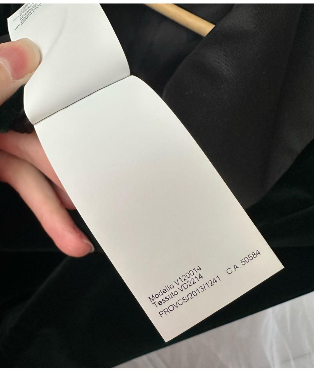 VERSACE COLLECTION Зеленый хлопковый пиджак, фото 7