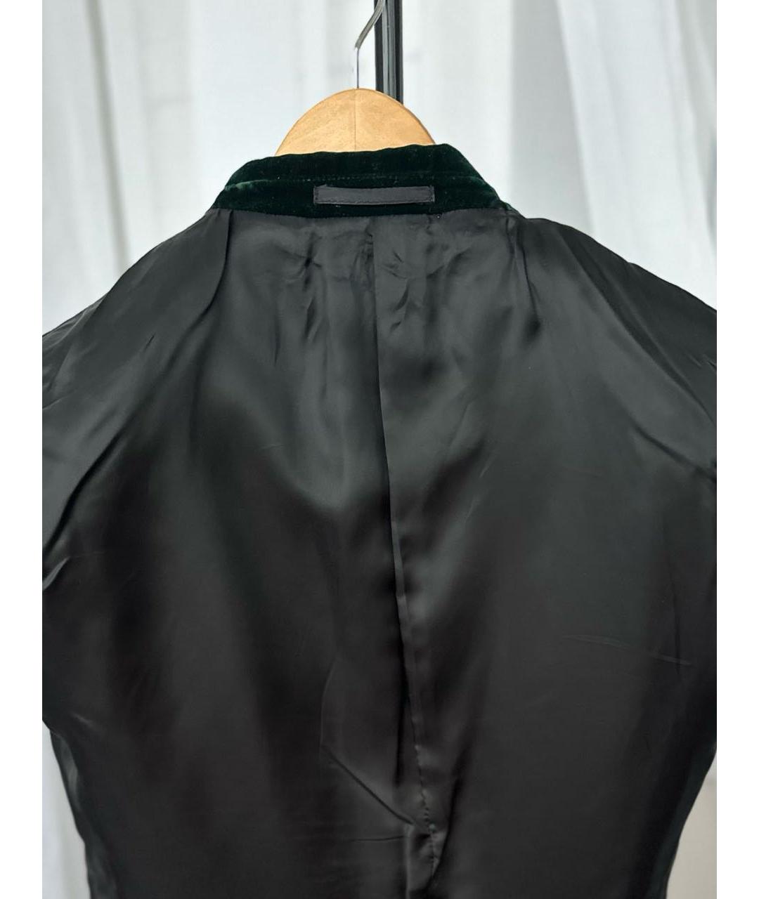 VERSACE COLLECTION Зеленый хлопковый пиджак, фото 3