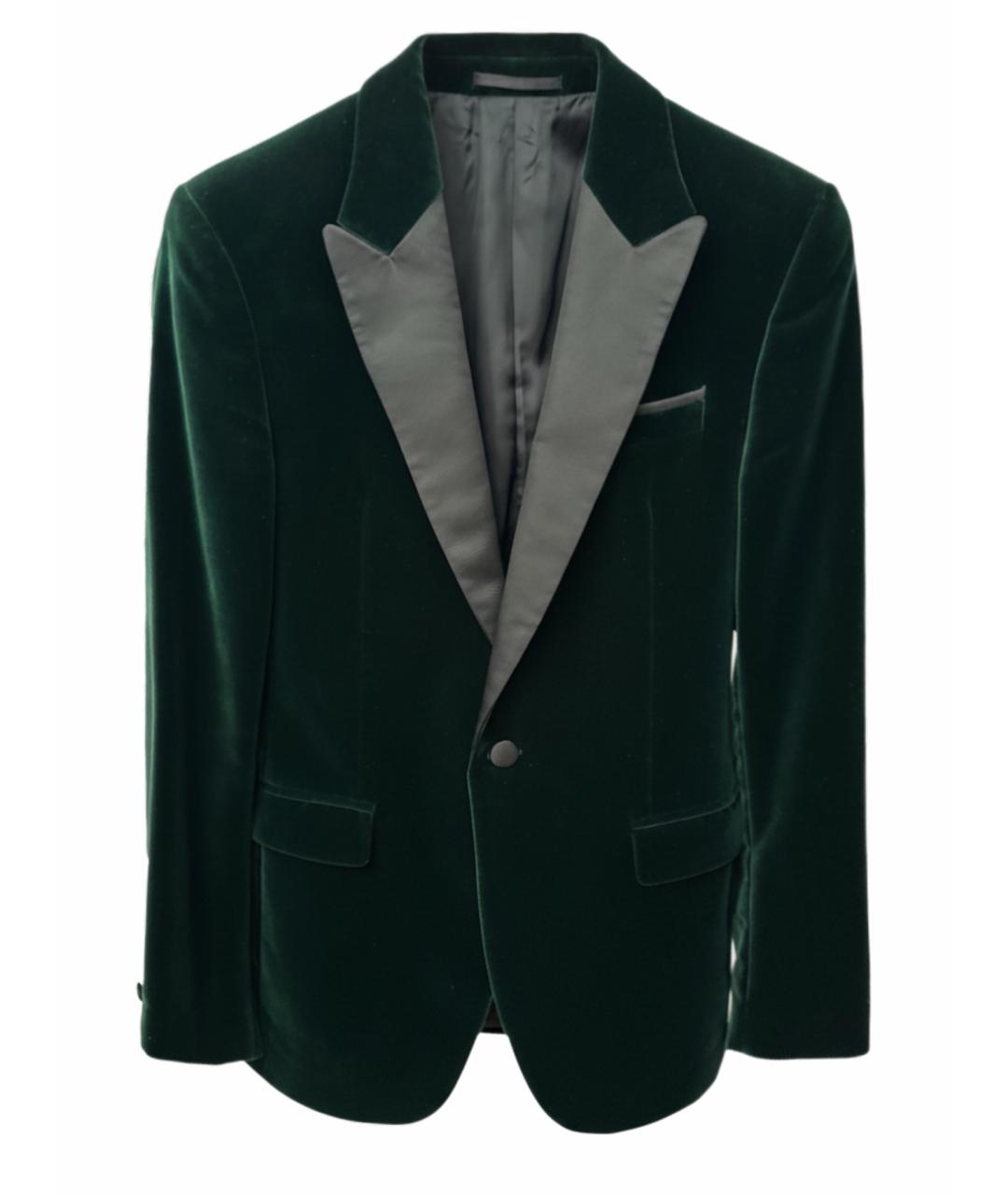 VERSACE COLLECTION Зеленый хлопковый пиджак, фото 1