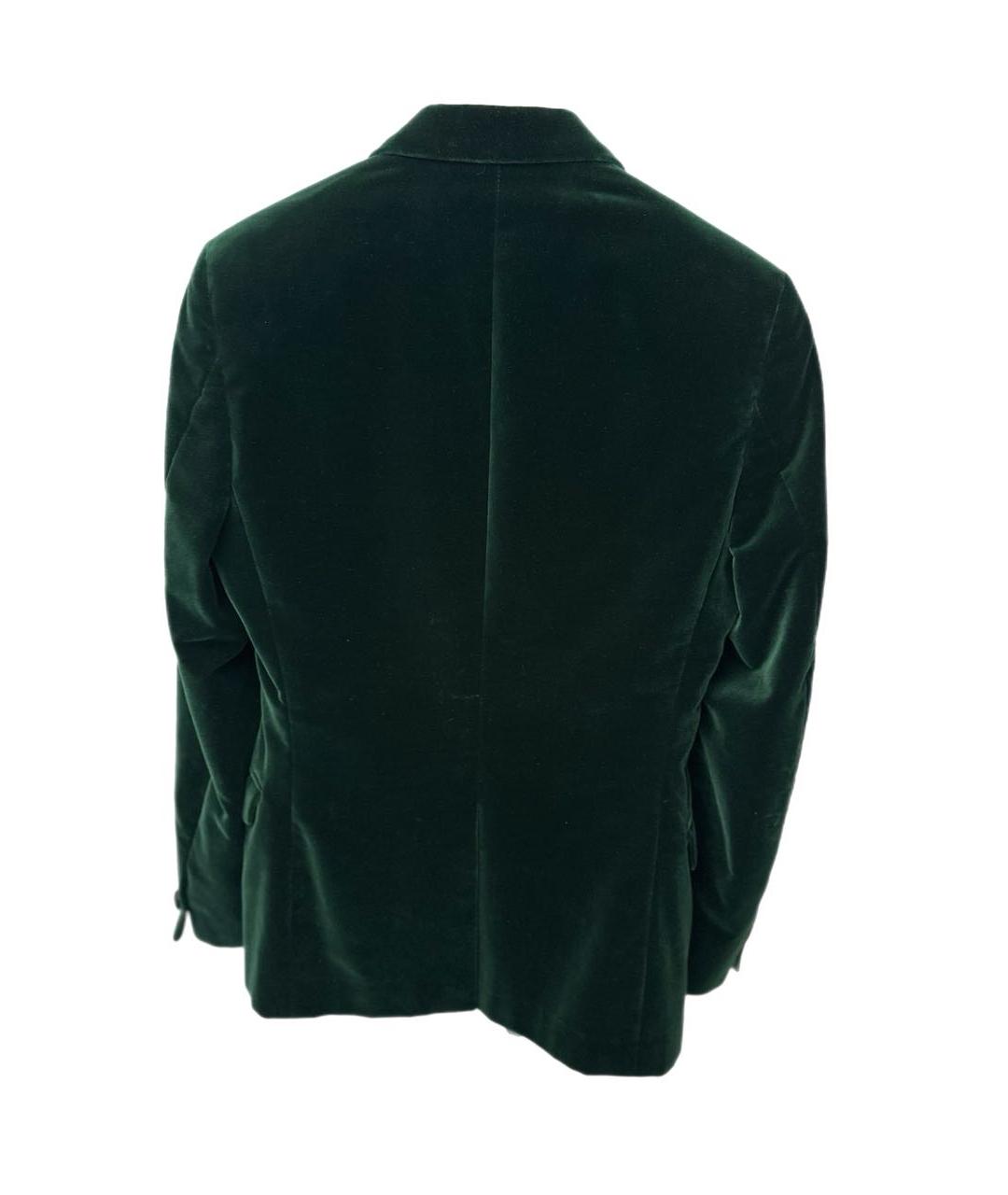 VERSACE COLLECTION Зеленый хлопковый пиджак, фото 2