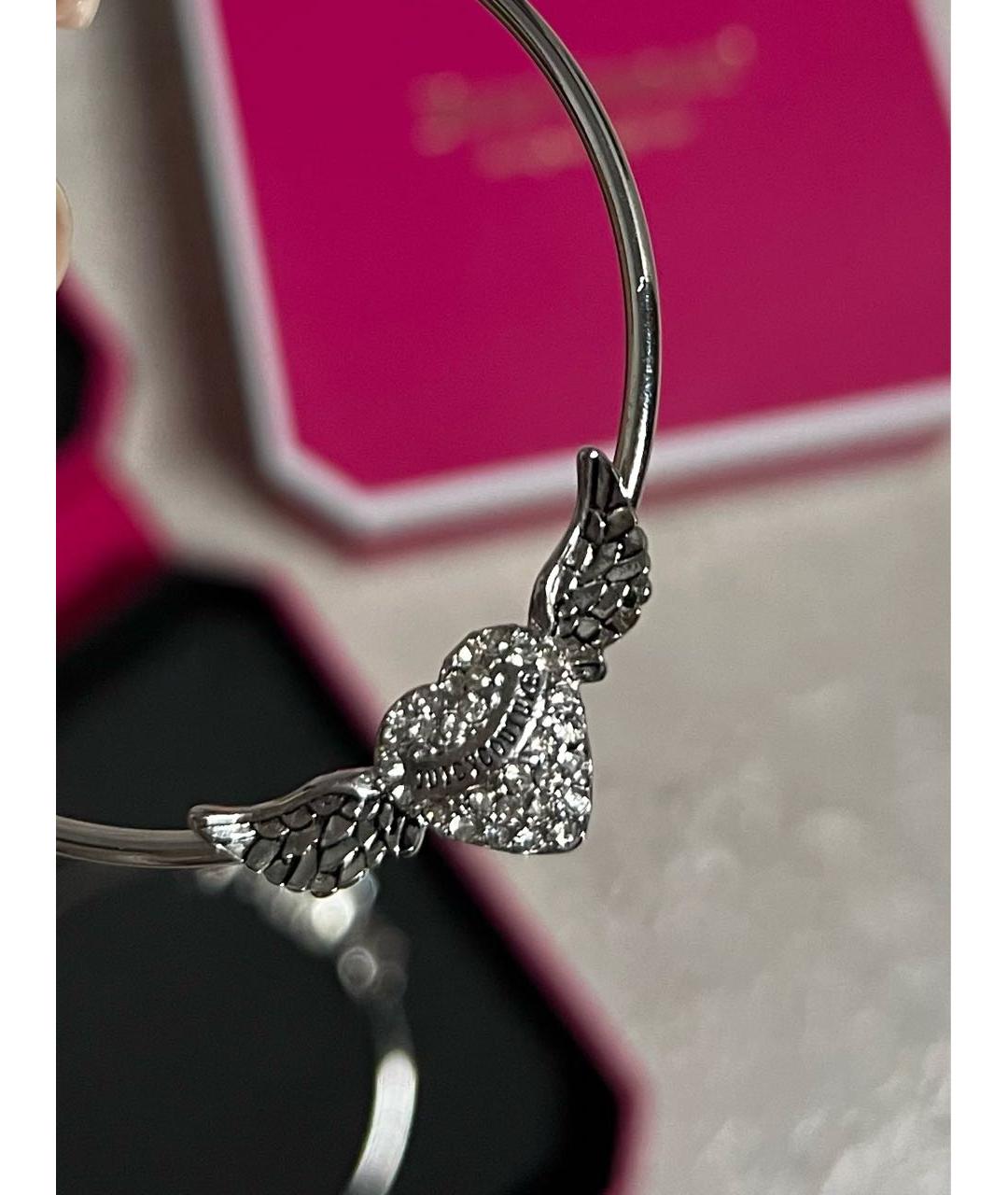 JUICY COUTURE Серебряные металлические серьги, фото 4