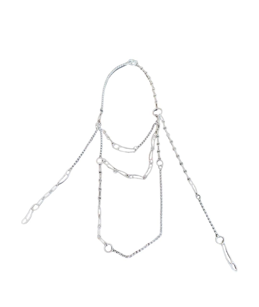 HERMES Серебряное серебряное колье, фото 1