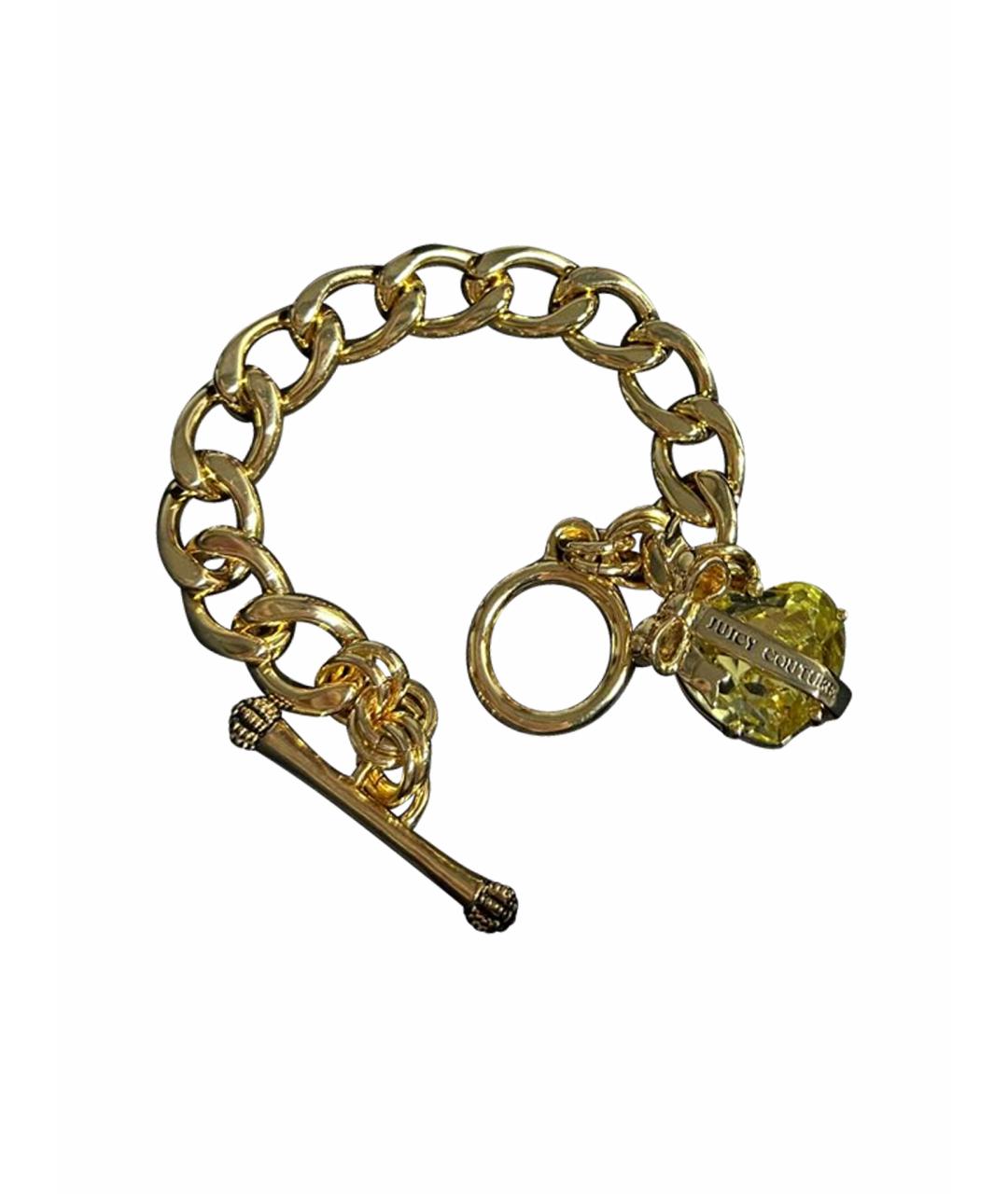 JUICY COUTURE Золотой металлический браслет, фото 1