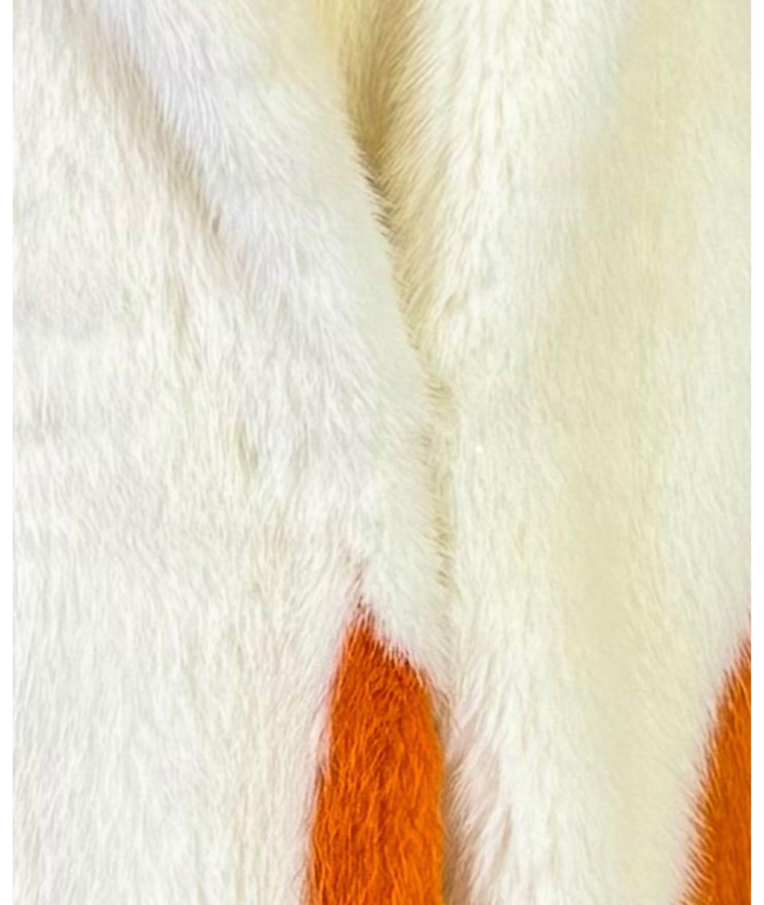 TOM FORD Белая меховая шуба, фото 4