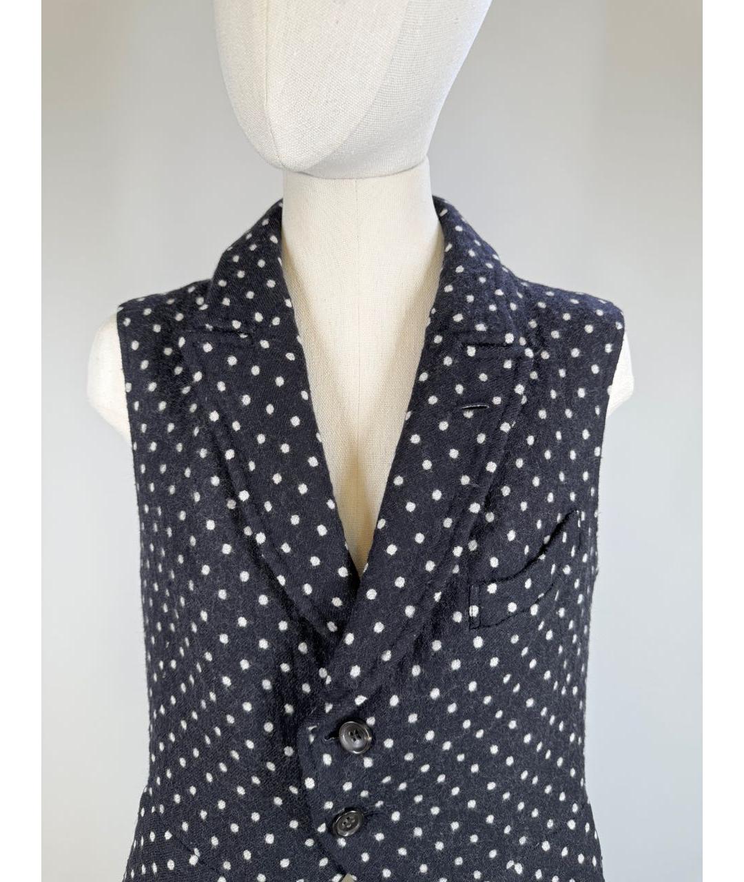 COMME DES GARÇONS Мульти шерстяной жилет, фото 5