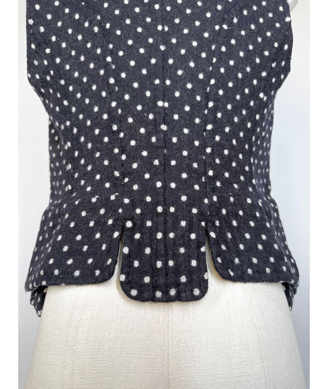 COMME DES GARÇONS Мульти шерстяной жилет, фото 4