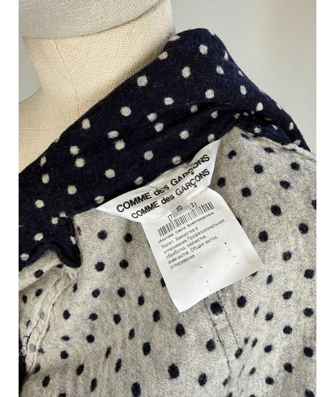 COMME DES GARÇONS Мульти шерстяной жилет, фото 8