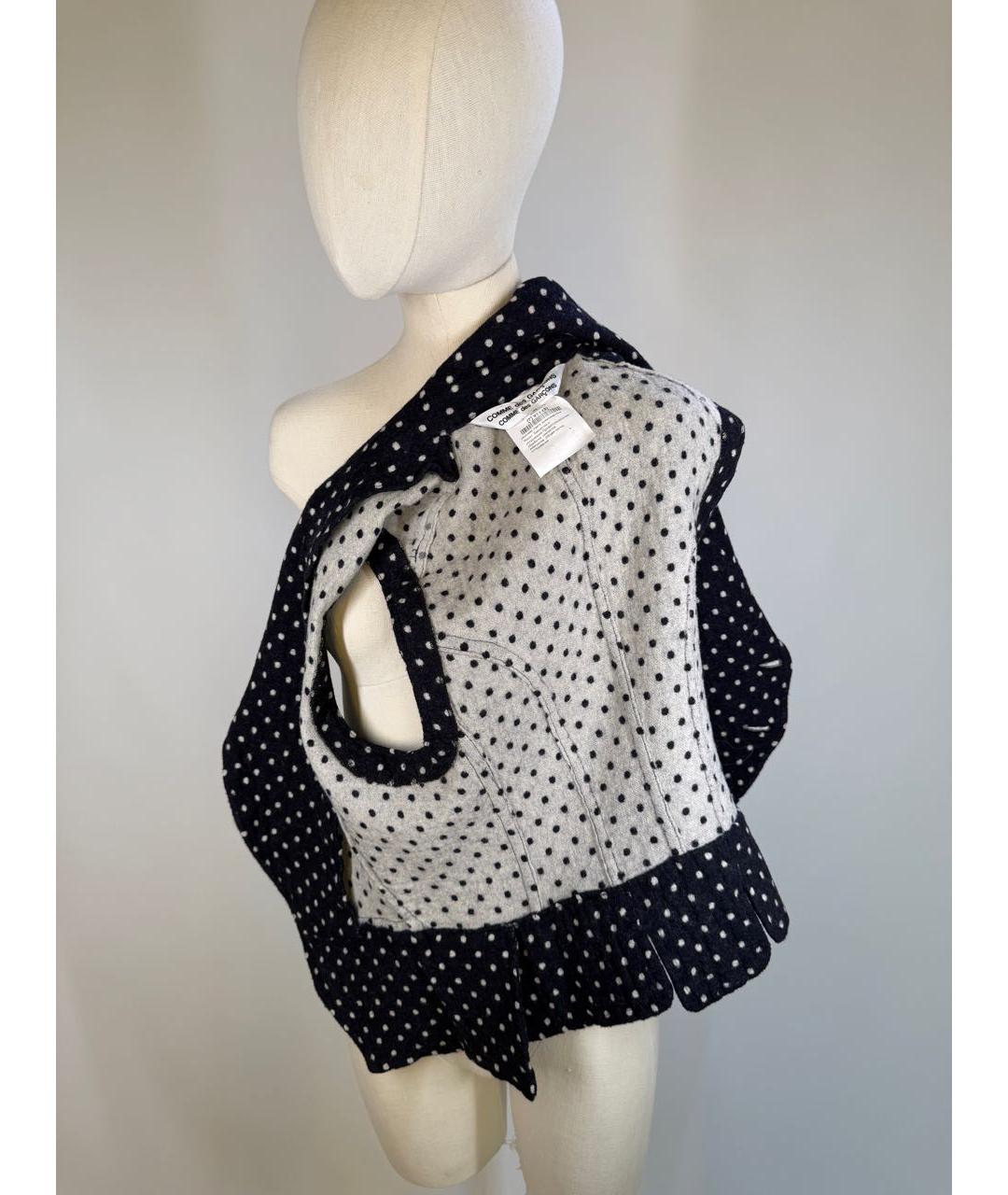 COMME DES GARÇONS Мульти шерстяной жилет, фото 7