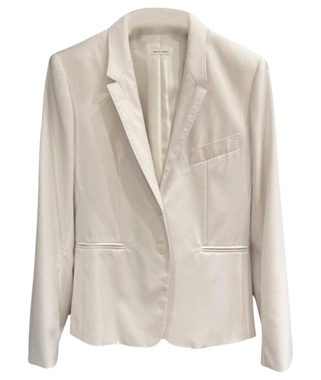 HERMES Белый шерстяной жакет/пиджак, фото 1