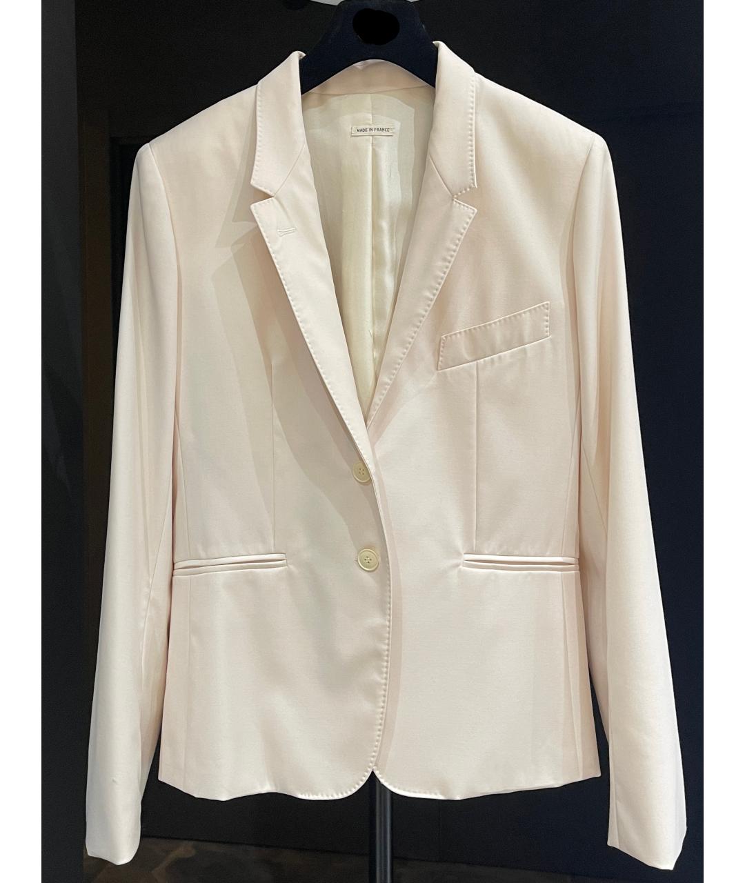 HERMES Белый шерстяной жакет/пиджак, фото 2