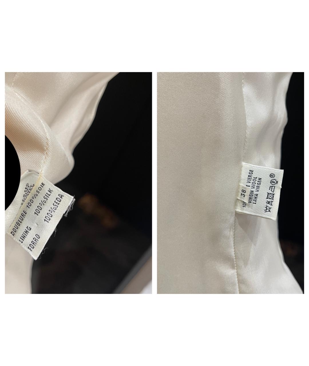 HERMES Белый шерстяной жакет/пиджак, фото 7