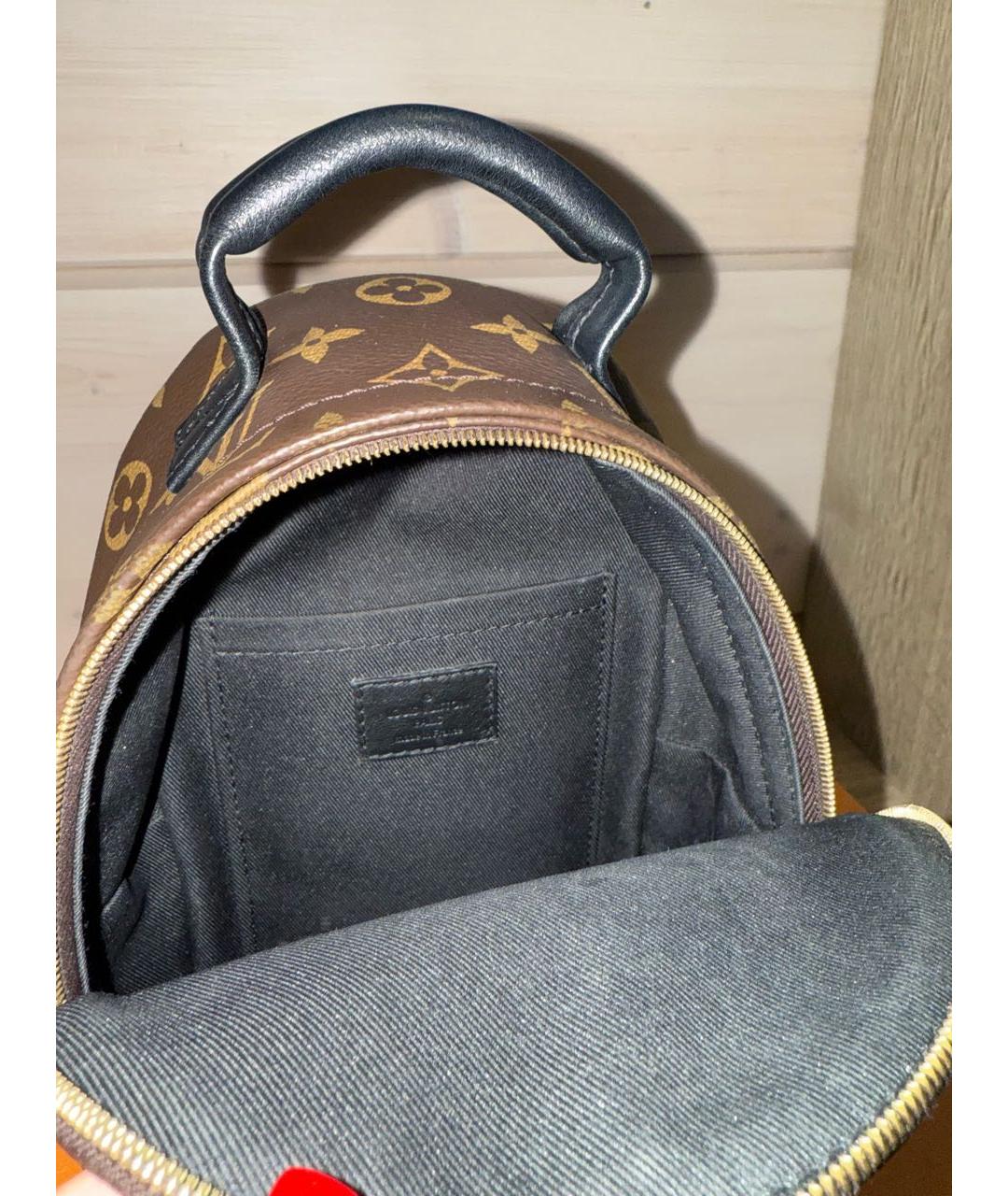 LOUIS VUITTON Коричневый рюкзак, фото 4