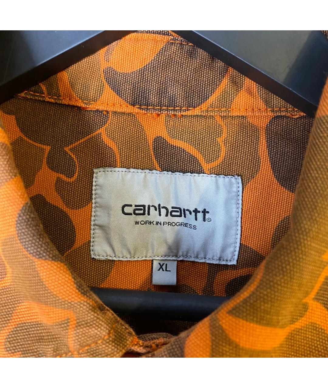 CARHARTT WIP Оранжевая хлопковая куртка, фото 7