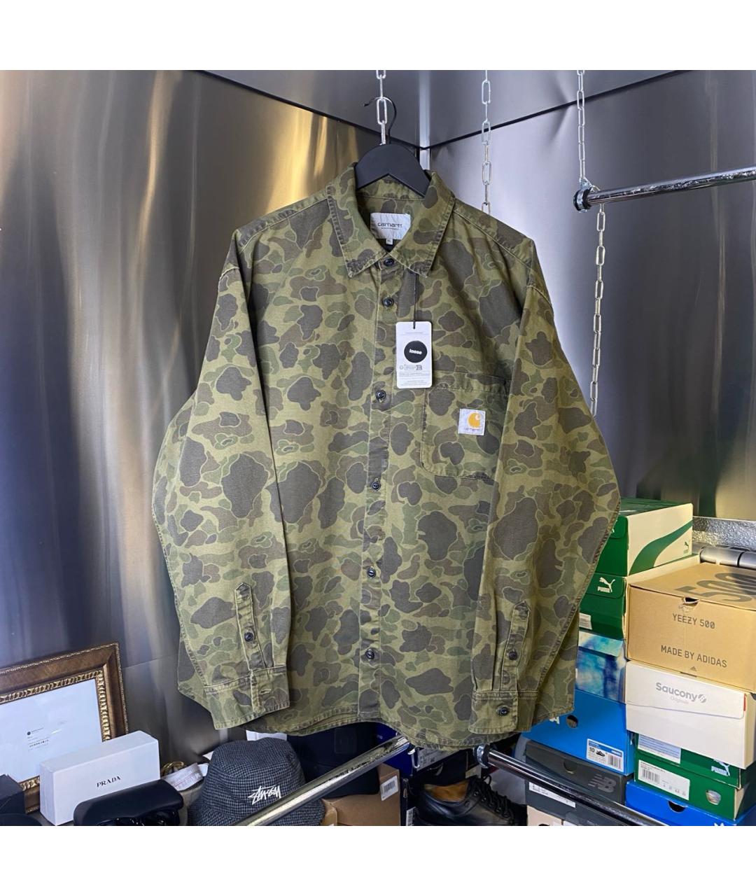 CARHARTT WIP Зеленая хлопковая куртка, фото 2