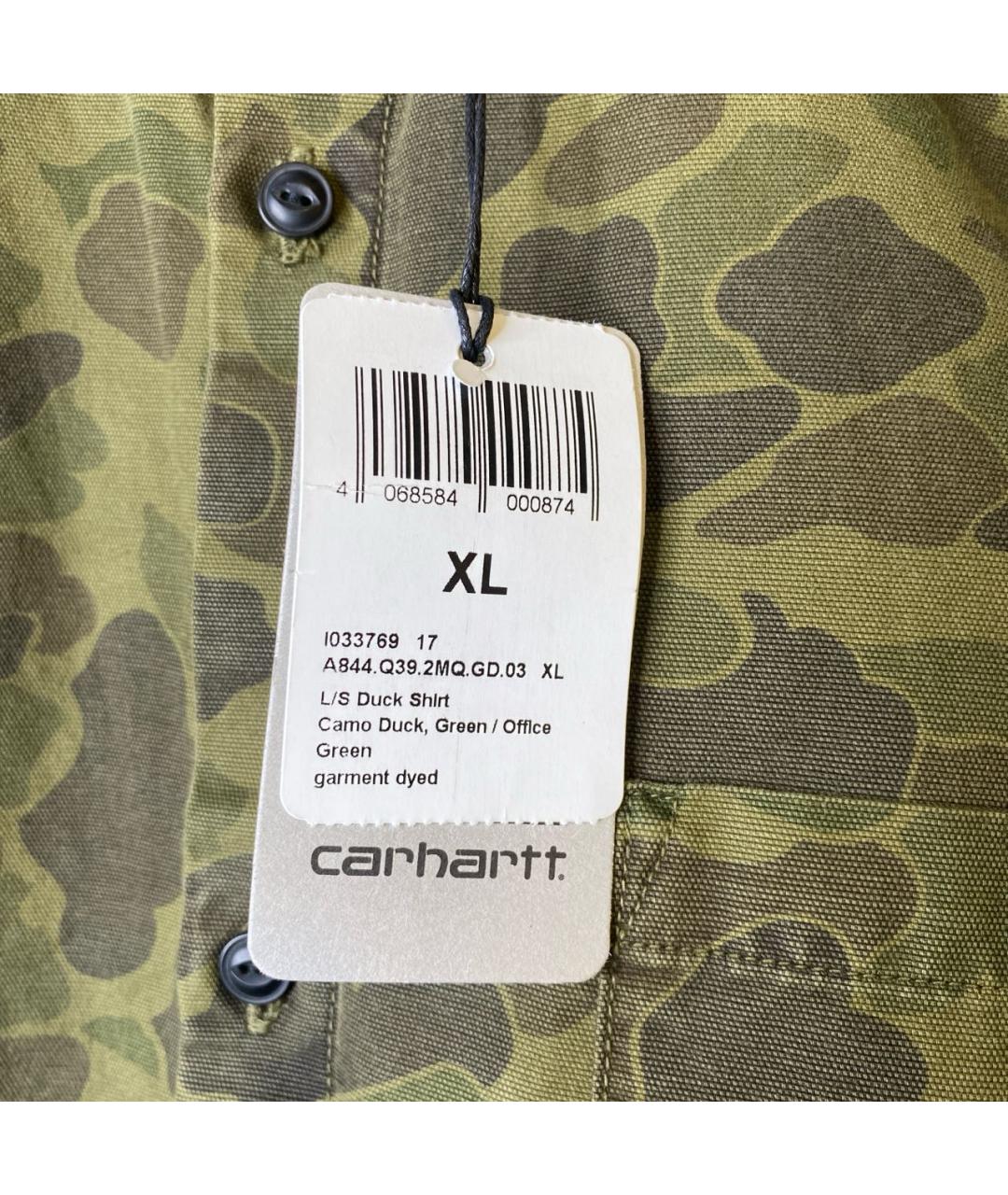 CARHARTT WIP Зеленая хлопковая куртка, фото 6