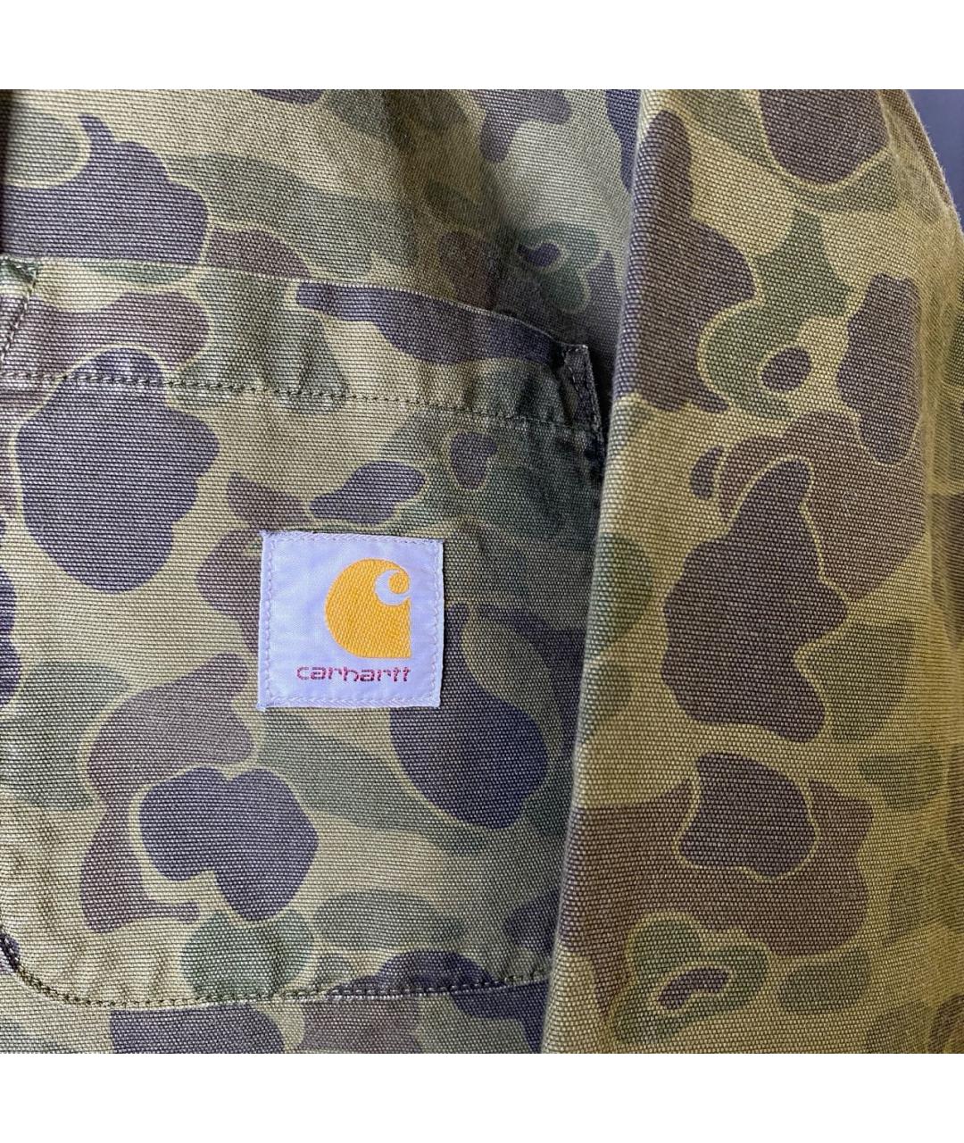 CARHARTT WIP Зеленая хлопковая куртка, фото 4