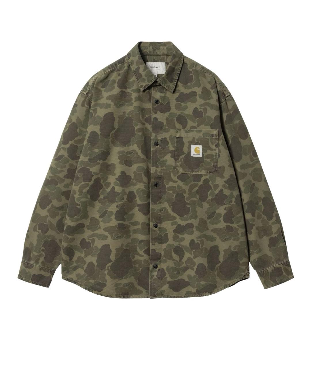 CARHARTT WIP Зеленая хлопковая куртка, фото 1