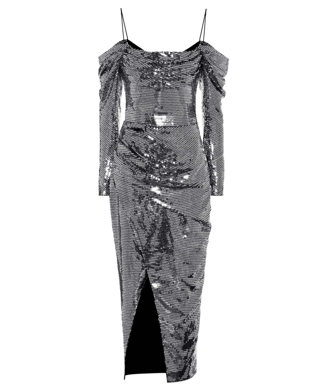 RASARIO Серебряное полиэстеровое коктейльное платье, фото 10