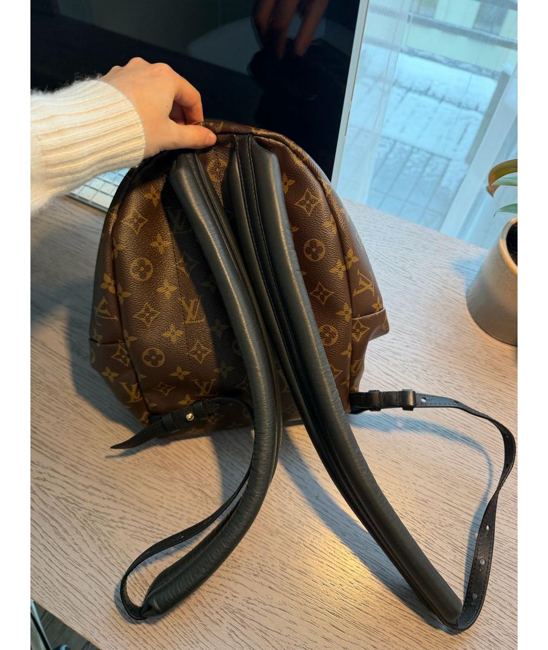 LOUIS VUITTON Коричневый рюкзак, фото 4