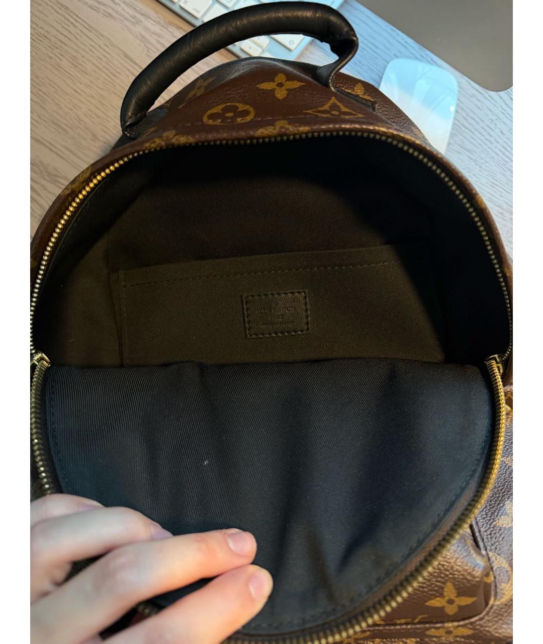 LOUIS VUITTON Коричневый рюкзак, фото 6