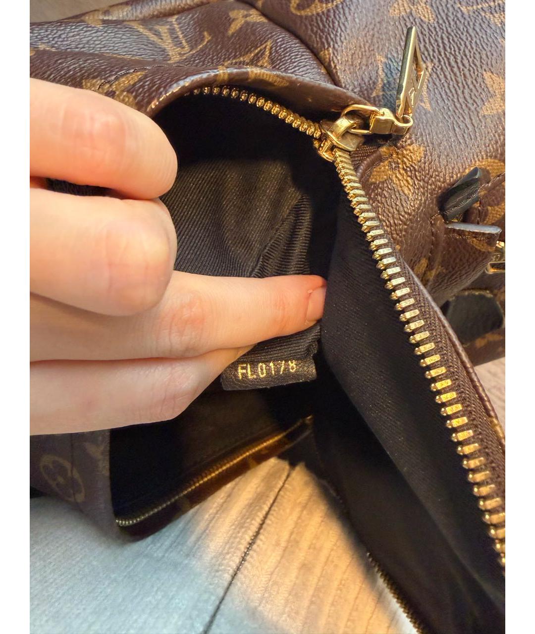 LOUIS VUITTON Коричневый рюкзак, фото 7