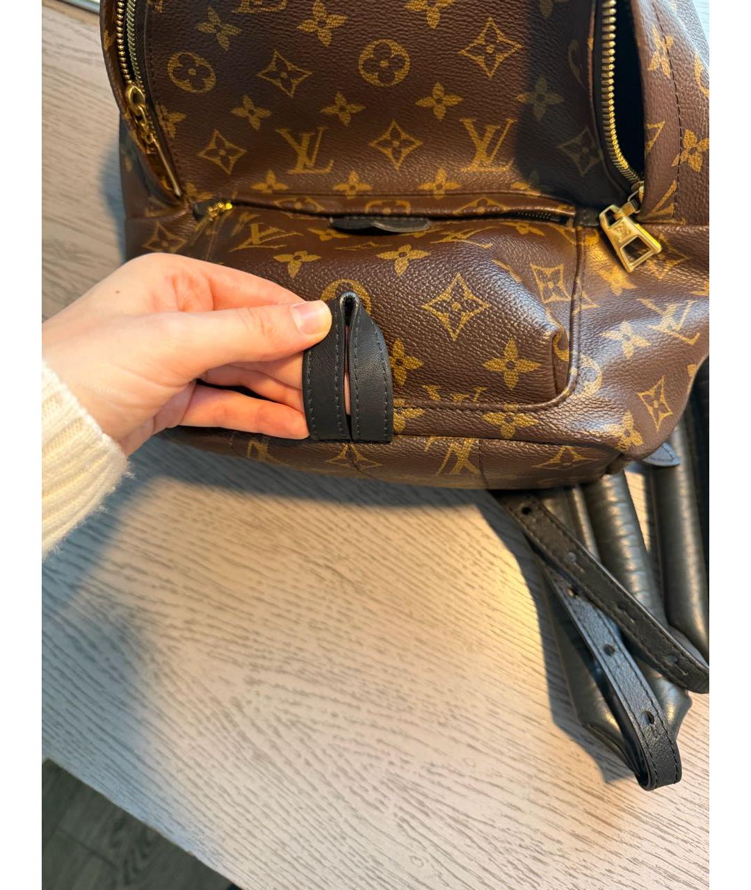 LOUIS VUITTON Коричневый рюкзак, фото 3
