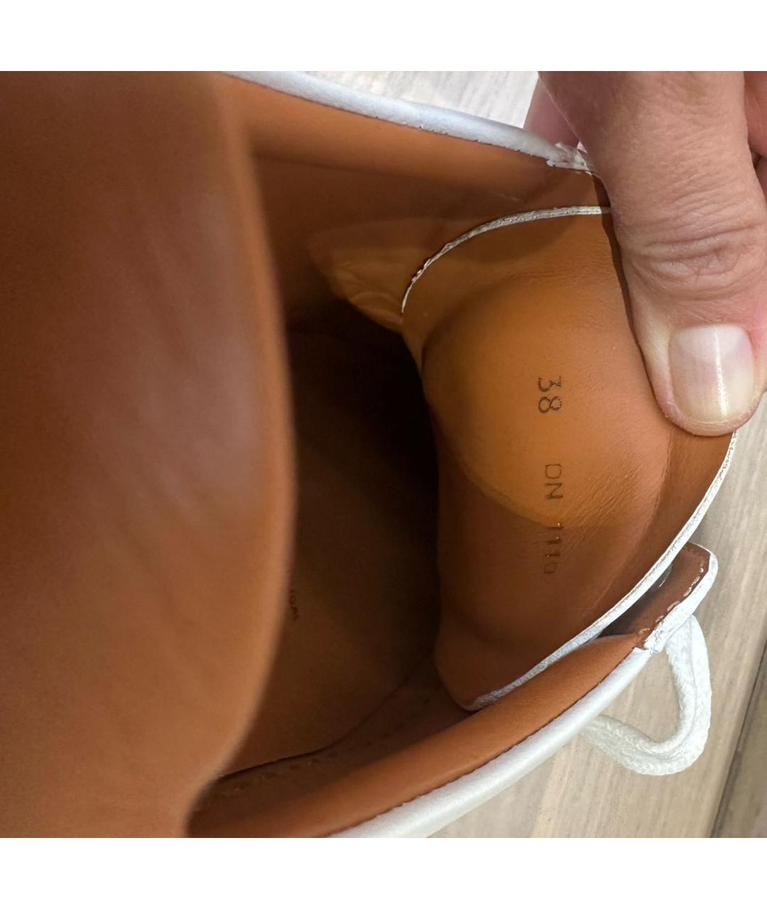 GIVENCHY Белые кожаные кеды, фото 4