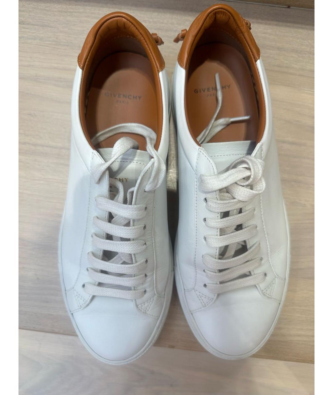 GIVENCHY Белые кожаные кеды, фото 3