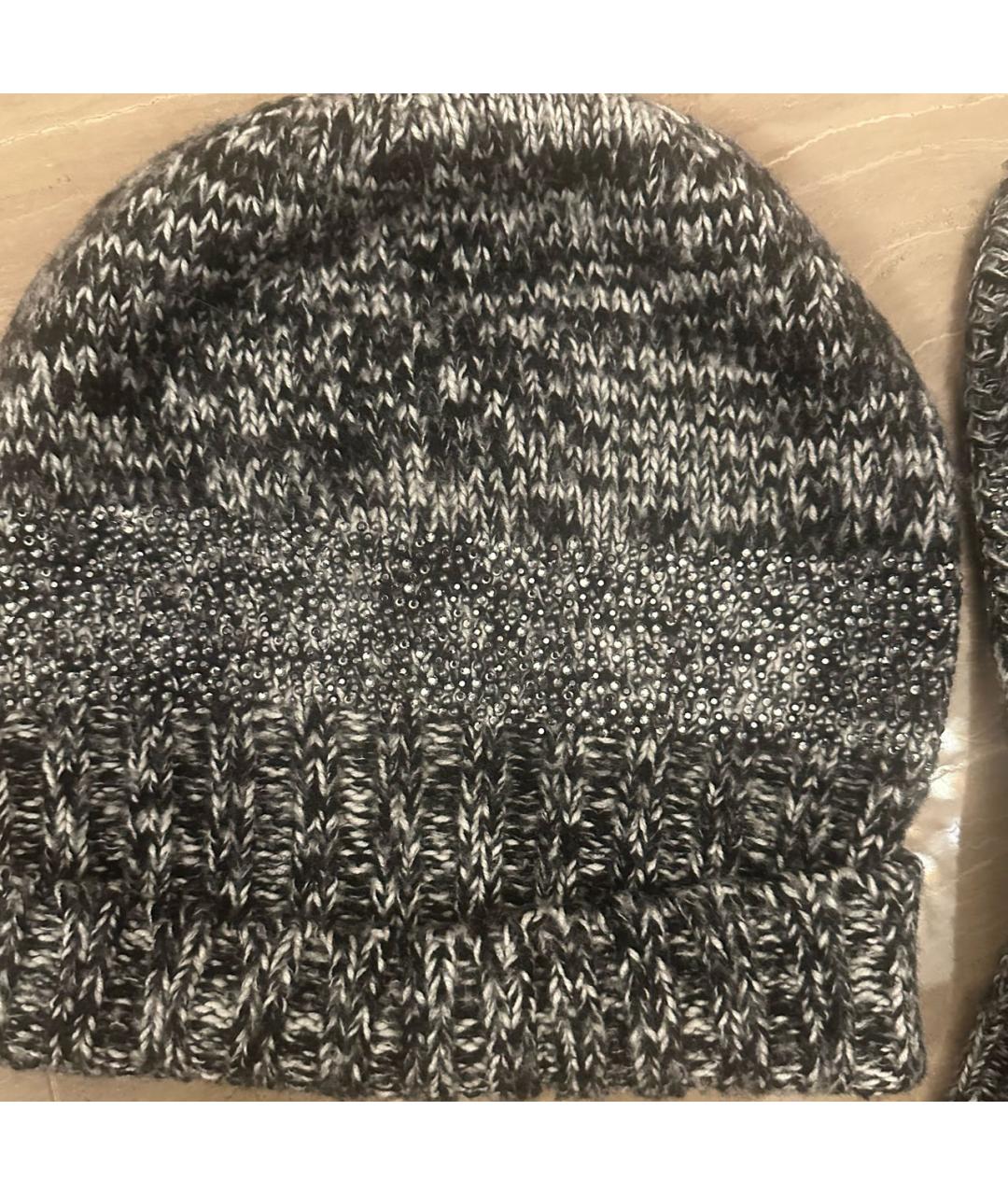 CHANEL Антрацитовая кашемировая шапка, фото 5