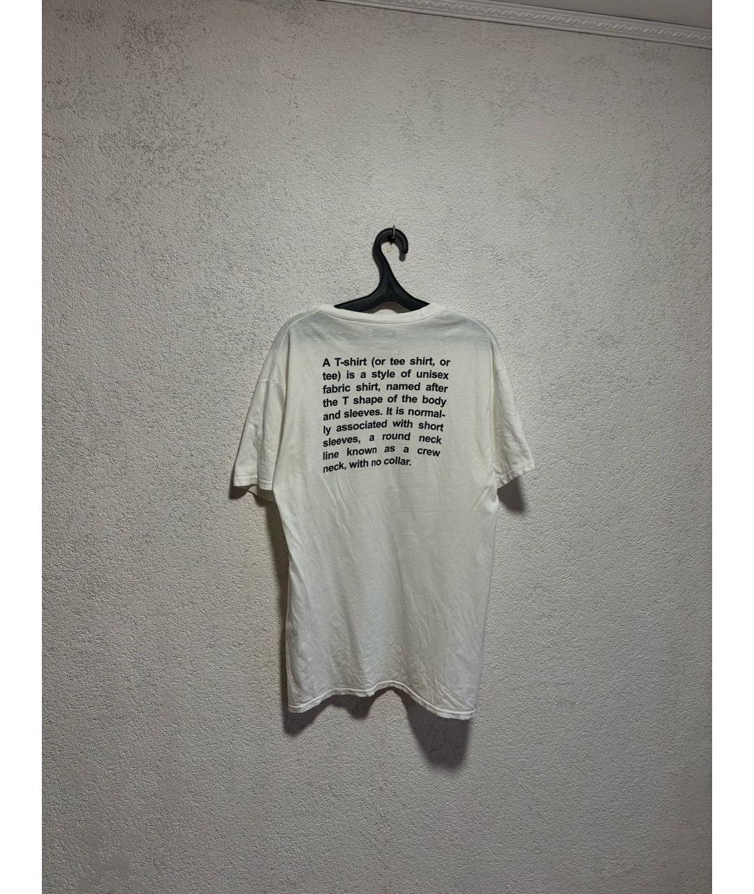 VETEMENTS Белая хлопковая футболка, фото 2