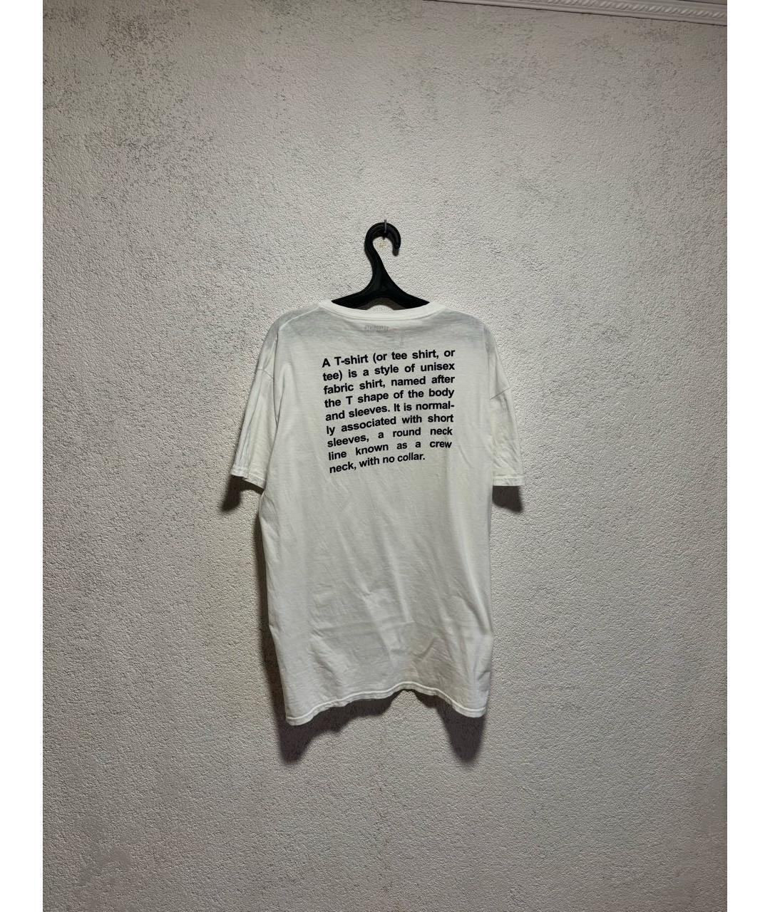 VETEMENTS Белая хлопковая футболка, фото 2