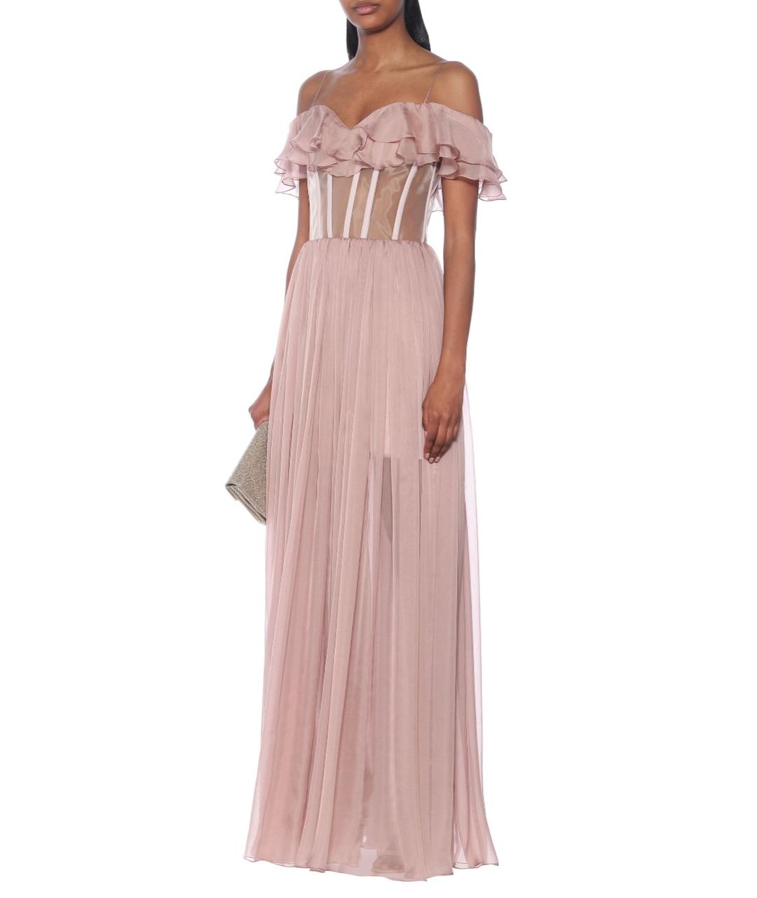 RASARIO Розовое шифоновое коктейльное платье, фото 2