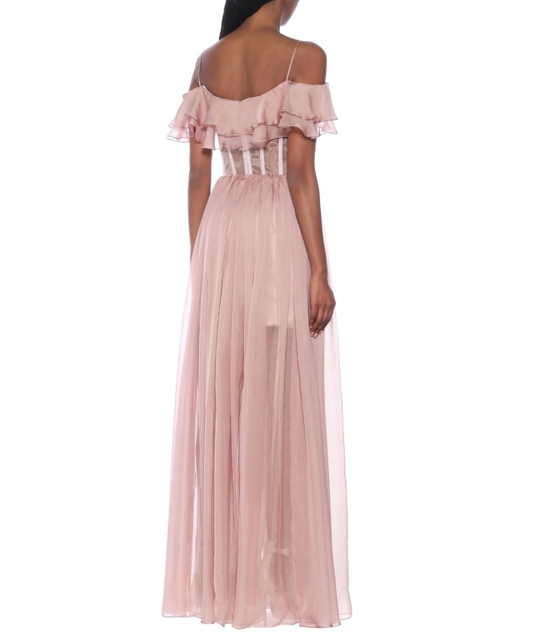 RASARIO Розовое шифоновое коктейльное платье, фото 3