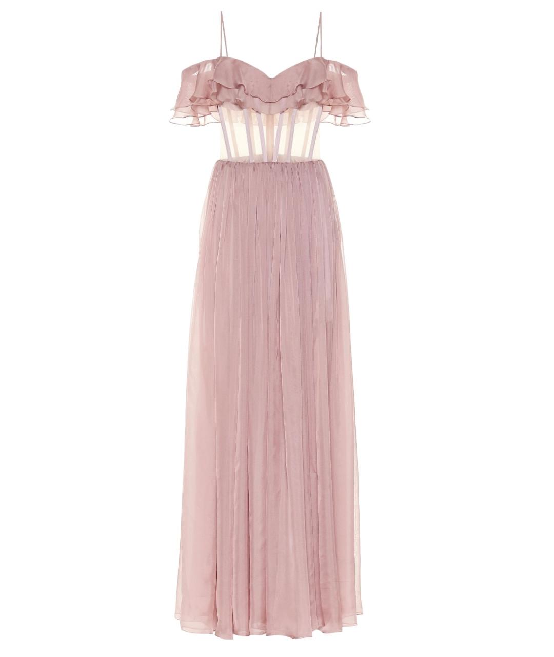 RASARIO Розовое шифоновое коктейльное платье, фото 7