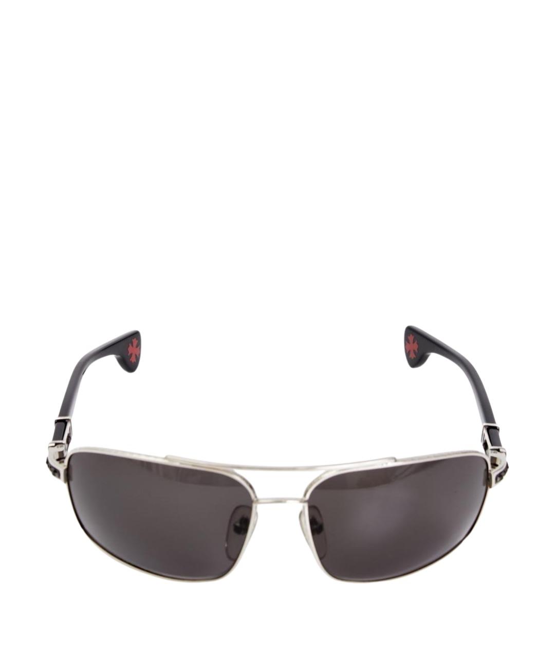 CHROME HEARTS Черные пластиковые солнцезащитные очки, фото 8