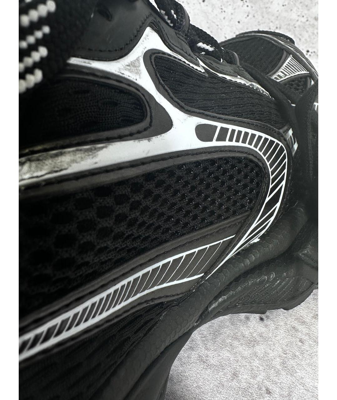 BALENCIAGA Черные текстильные низкие кроссовки / кеды, фото 6