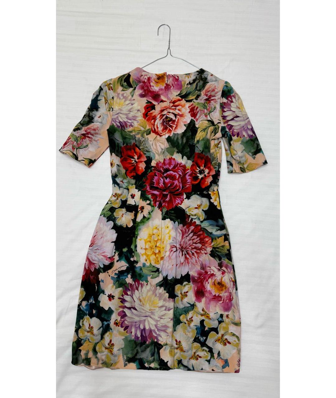 DOLCE&GABBANA Мульти вискозное платье, фото 2