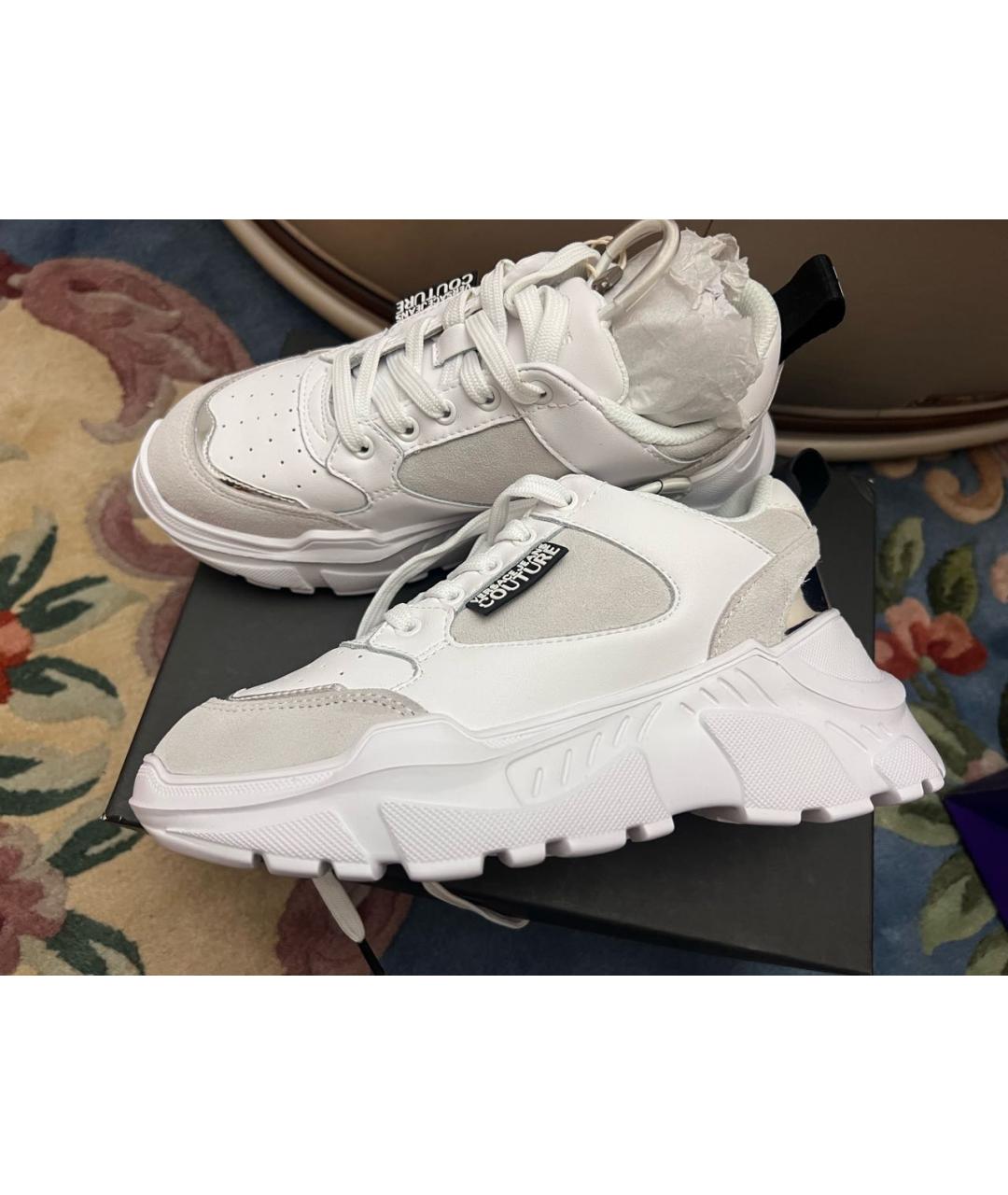 VERSACE JEANS COUTURE Белые кроссовки, фото 5