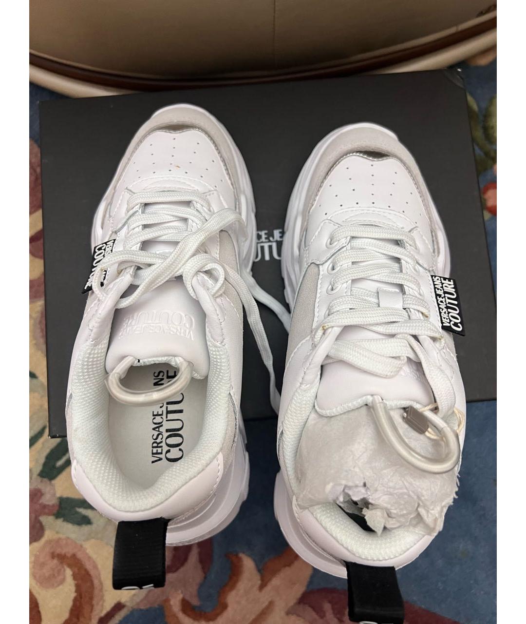 VERSACE JEANS COUTURE Белые кроссовки, фото 3