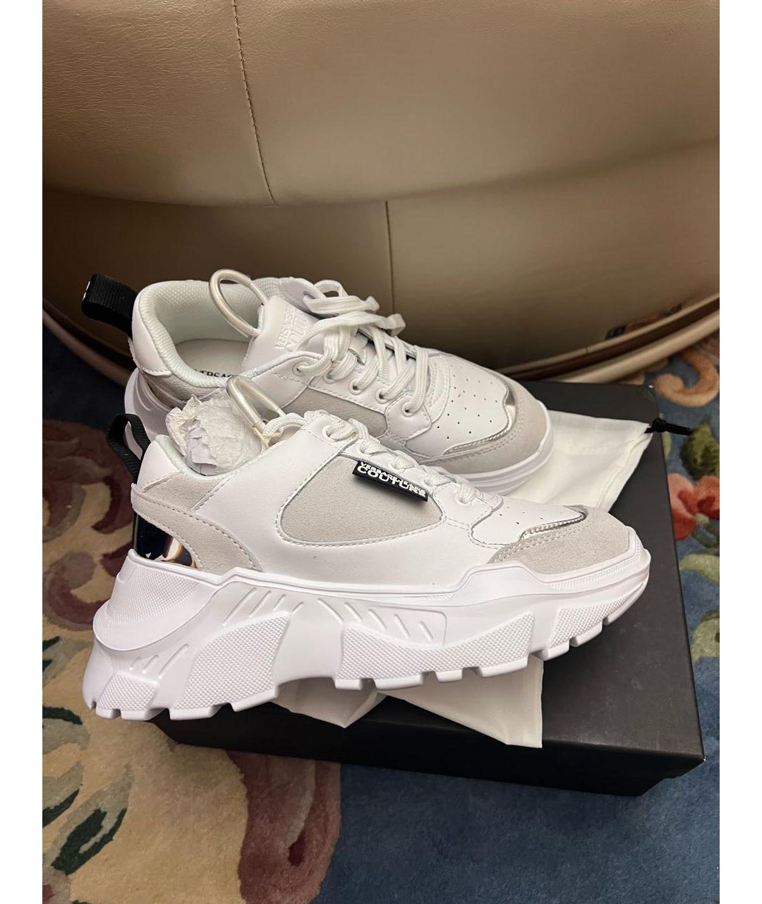 VERSACE JEANS COUTURE Белые кроссовки, фото 6