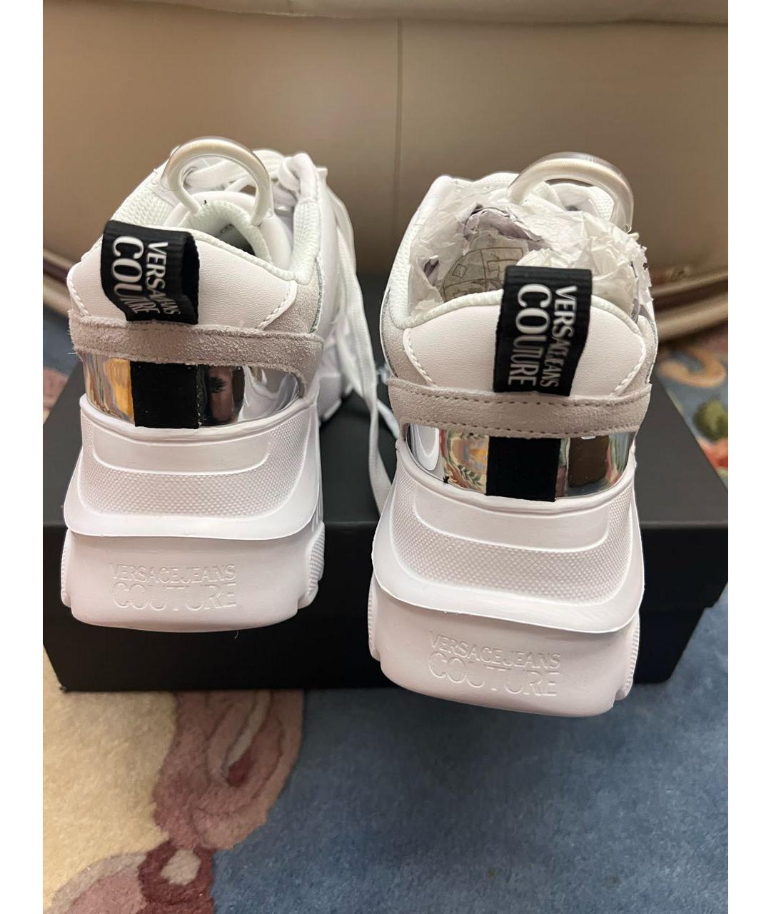 VERSACE JEANS COUTURE Белые кроссовки, фото 4