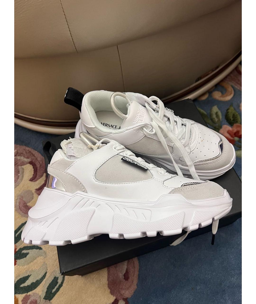 VERSACE JEANS COUTURE Белые кроссовки, фото 7