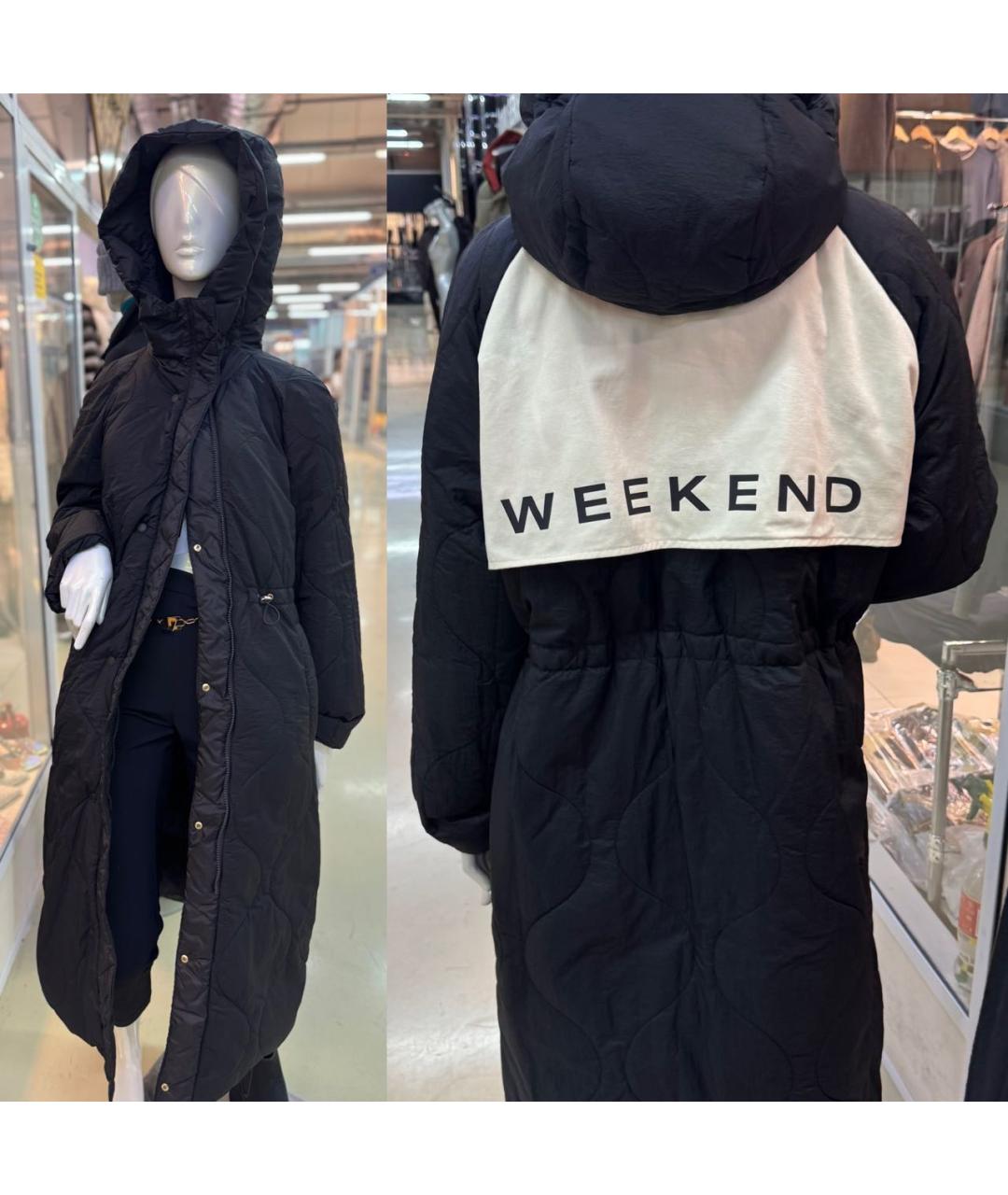 WEEKEND MAX MARA Черная полиамидовая куртка, фото 3