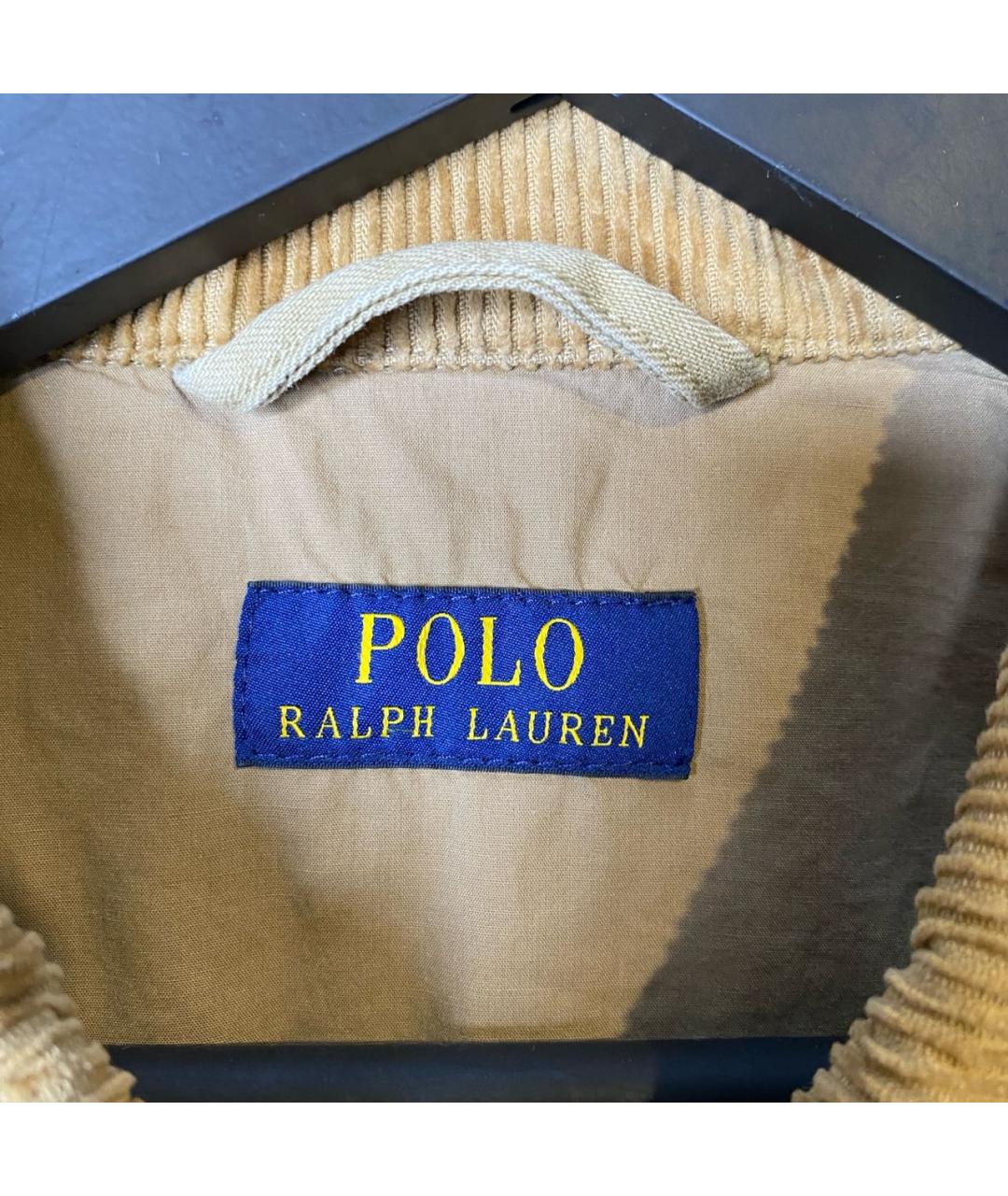 POLO RALPH LAUREN Бежевая хлопковая куртка, фото 8